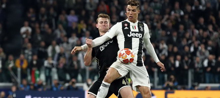 Liga Campionilor, sferturi, retur: Juventus Torino - Ajax Amsterdam 1-2